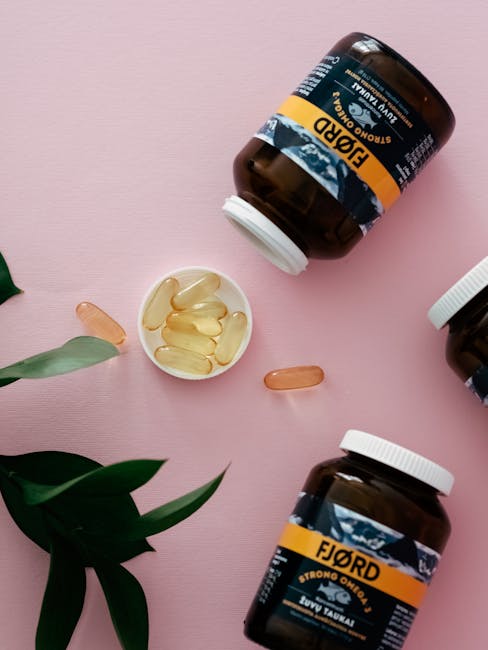 Fjord Omega-3 supplement bottles